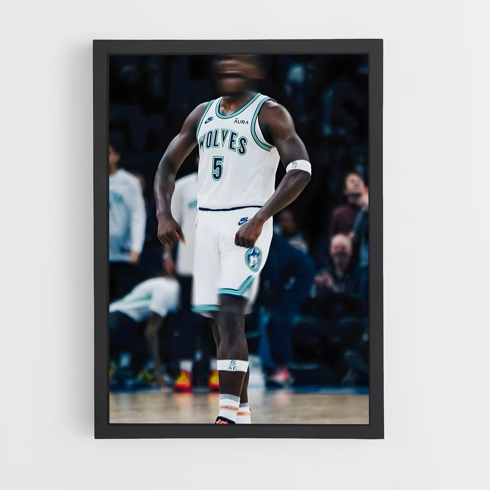 Poster Anthony edwards vraie – affiche Basketball (vue 2)